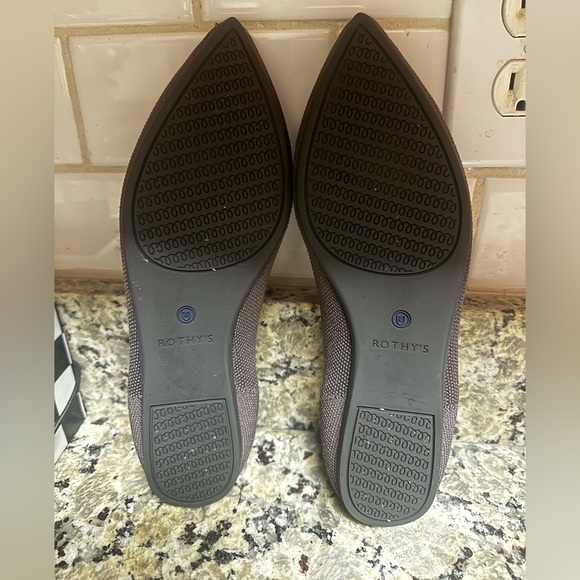 Rothy’s The Point Flat Mink Dusty Purple Shoes (Retired Color) - Picture 2 of 3